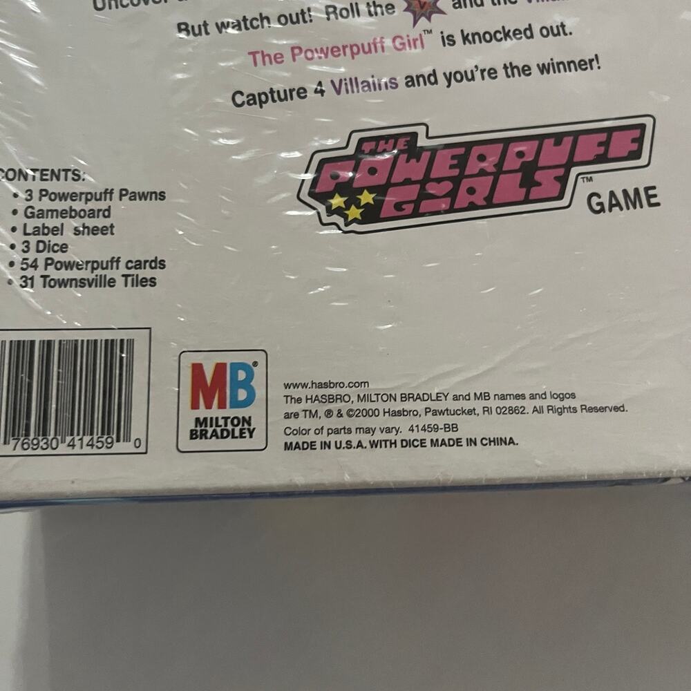 Vintage VTG Factory Sealed Deadstock Y2K Powerpuff Girls Board Game - Picture 7 of 7